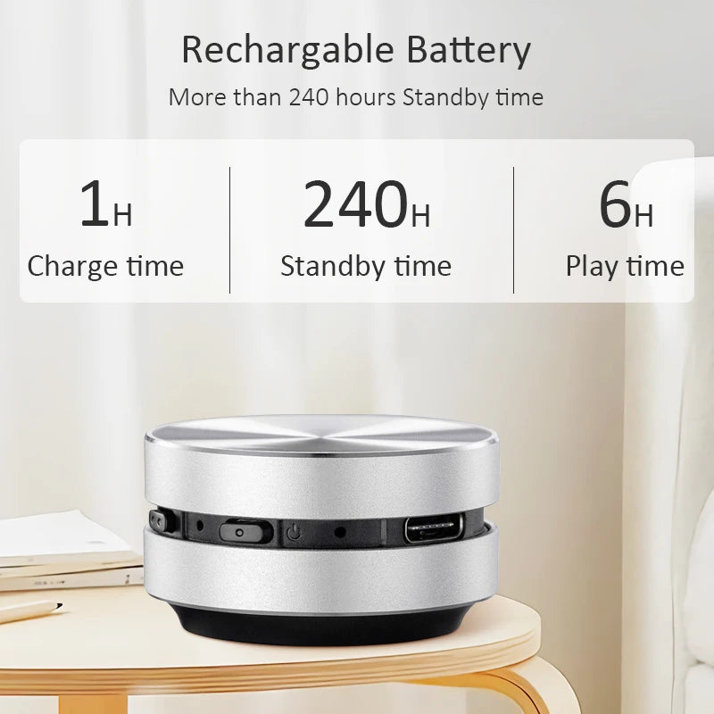 Enceinte à conduction osseuse, Bluetooth, vibration, audio stéréo, numérique, TWS, sans fil, la plus petite enceinte portable DURAMOBI Humbird