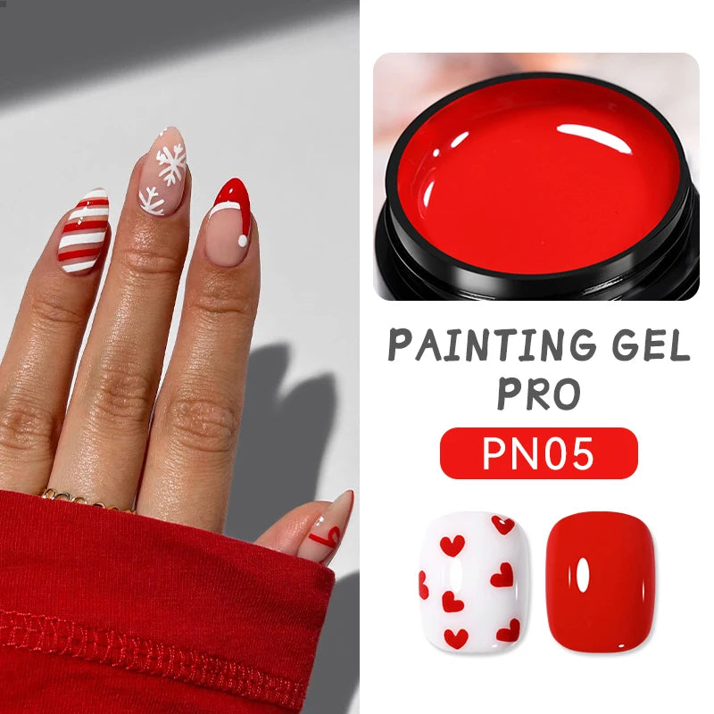 BORN PRETTY Esmalte de uñas en gel metálico con efecto espejo dorado y plateado, superbrillante, para dibujar líneas, uñas francesas, barniz UV.