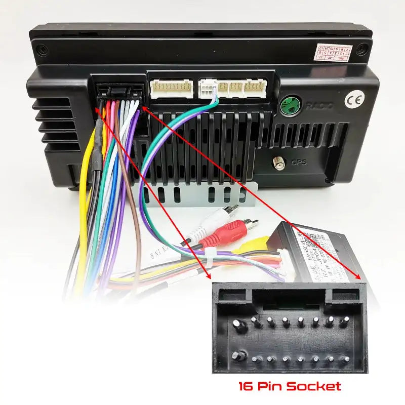 Car Radio Harness Adapter CAN Bus Decoder RCA Connector 16Pin to 52 Pin Wiring Cable for Jeep Renegade Cherokee Compass Wrangler - Lootquake