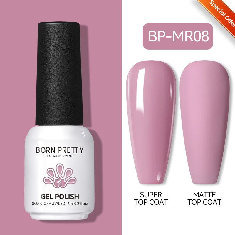 BORN PRETTY 10ml Reflective Glitter Gel Nail Polish Carat Mirage Sparkling Color Shine UV LED Soak Off Semi-Permanant Varnish
