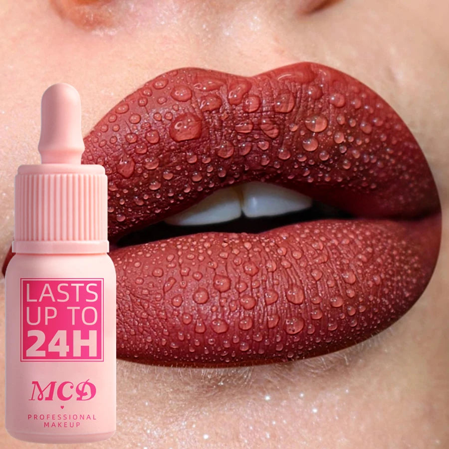Brillo de labios de lujo: brillo de labios duradero, resistente al agua y humectante, aceite de tinte labial de alta pigmentación, maquillaje de belleza esencial para
