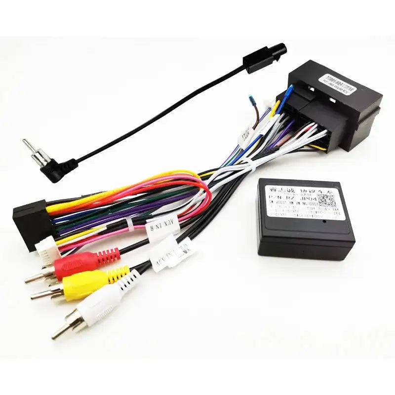 Car Radio Harness Adapter CAN Bus Decoder RCA Connector 16Pin to 52 Pin Wiring Cable for Jeep Renegade Cherokee Compass Wrangler - Lootquake