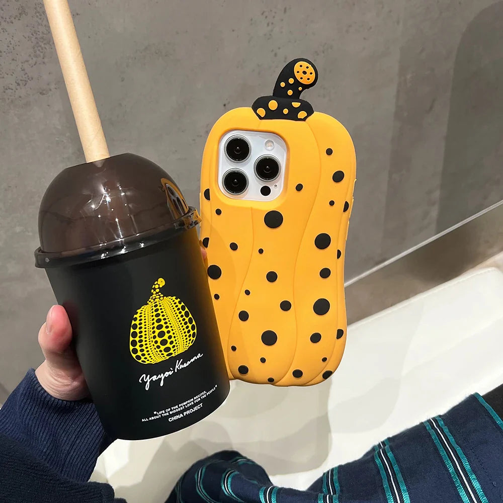Vegetable Polka Dots Pumpkin Phone Case