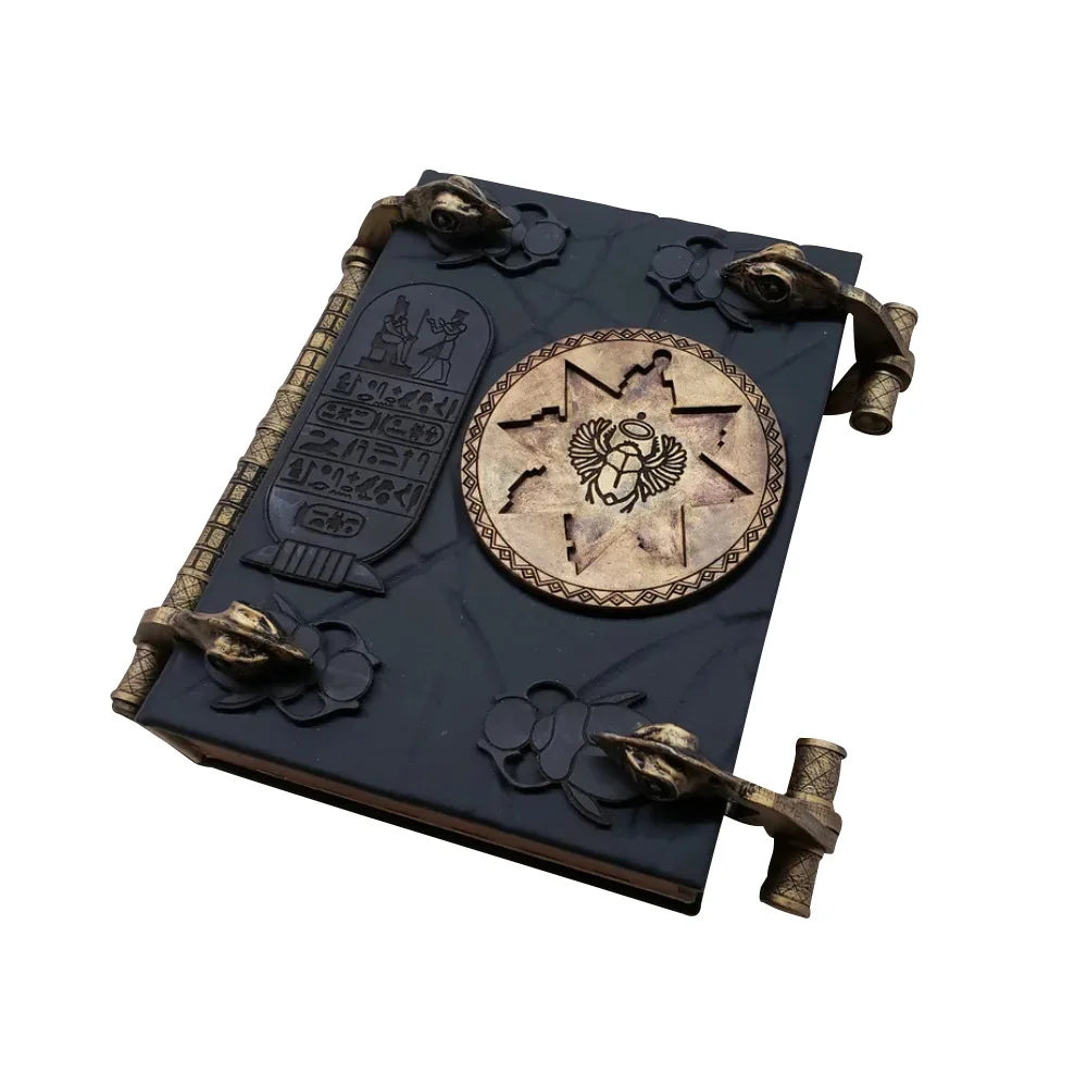 The Book of The Dead Ancient Egypt Home Decor Magic Book Mummy Prop Handcraft Resin Ornament Halloween Easter Desktop Decoration - Lootquake