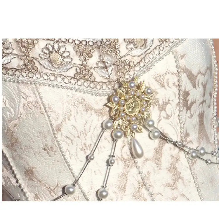 Summer Women Gorgeous Party Mermaid Prom Dress Spaghetti Strap Pearl Beading Ruffles Dress Feminine Backless Trumpet Long Dress - Lootquake