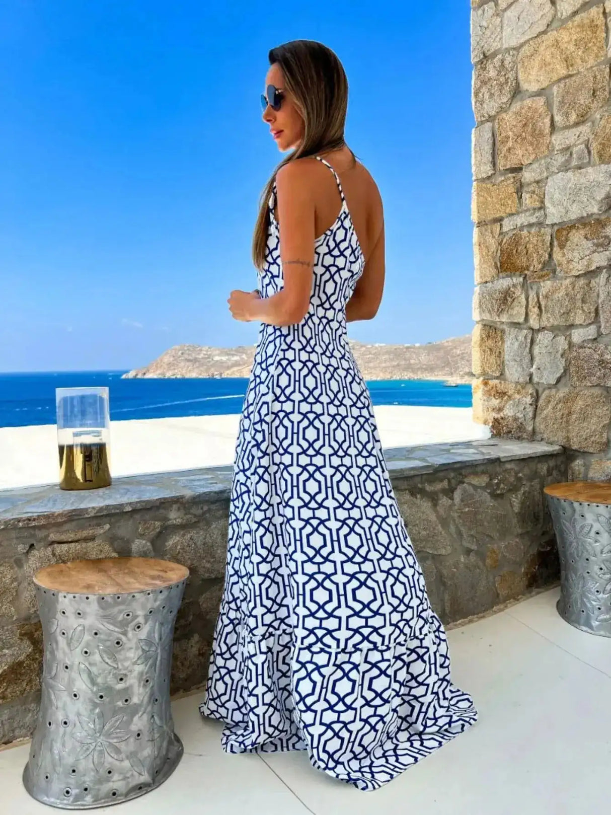 Sexy 3D Flower Long Dress Women 2024 Summer Semi-sheer Party Dresses Elegant Slim One Shoulder Maxi Vestidos Holiday Beach Robe - Lootquake