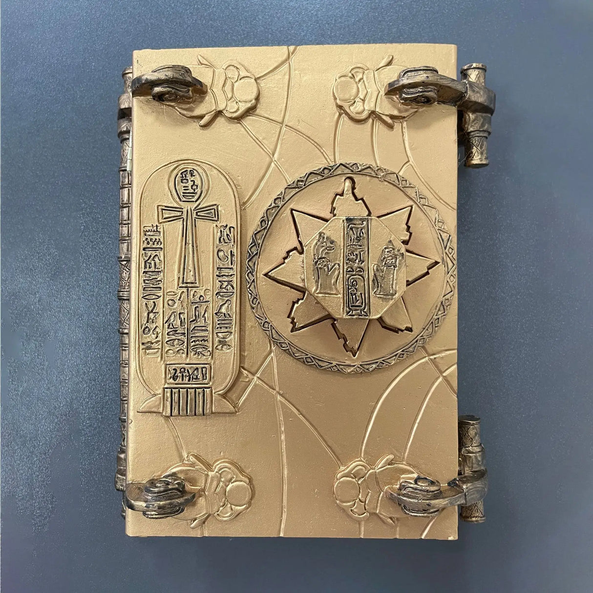The Book of The Dead Ancient Egypt Home Decor Magic Book Mummy Prop Handcraft Resin Ornament Halloween Easter Desktop Decoration - Lootquake