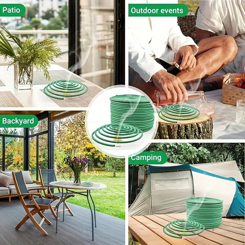 48 velas perfumadas con soporte - Fragancia natural de limoncillo para exteriores, piscinas, patios, porches, terrazas, camping y senderismo