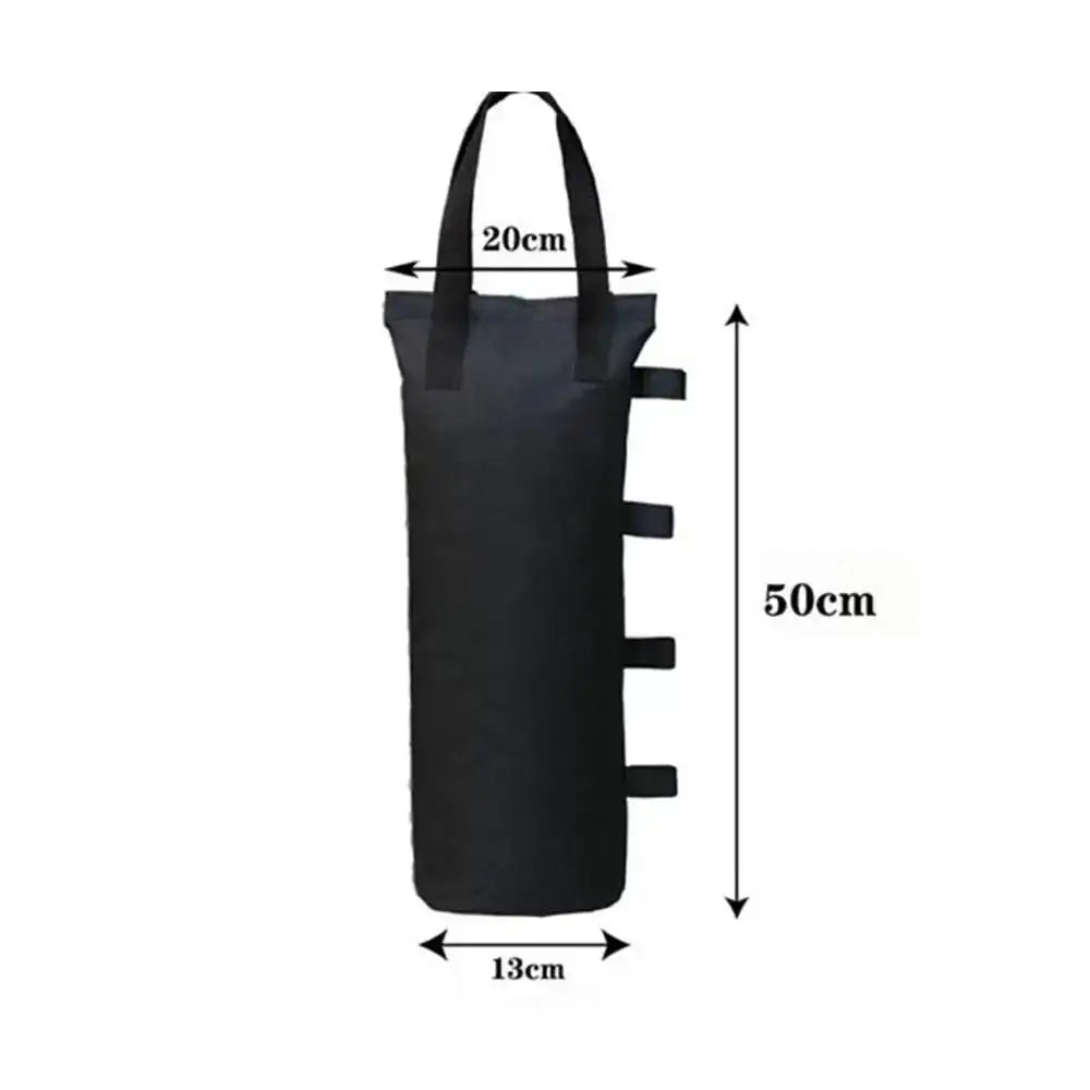Durable Black Tent Sandbag with Handle Garden Gazebo Foot Leg Weights Sand Bag Sand Shelter Party Tent Set Camping Tools - Lootquake