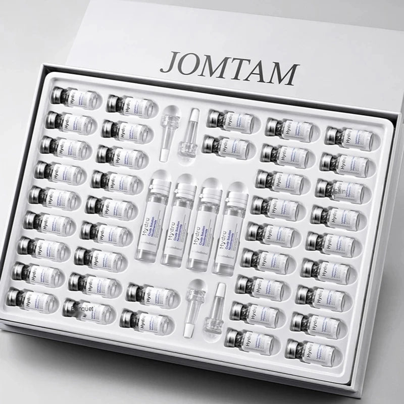 Facial Repair Lyophilized Powder Set Shrink Pore Moisturizing Anti-Wrinkle Anti Aging Whiten Peptide Nicotinamide Brighten Serum