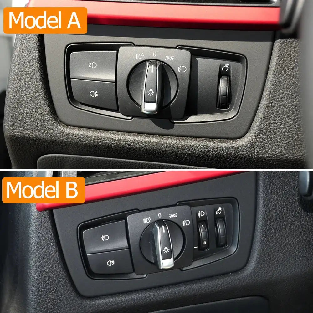 Dashboard Headlamp Headlight Switch Rotary Button Cover Panel Replacement For BMW 1 2 3 4 Series F20 F21 F22 F23 F30 F34 F32 F36 - Lootquake