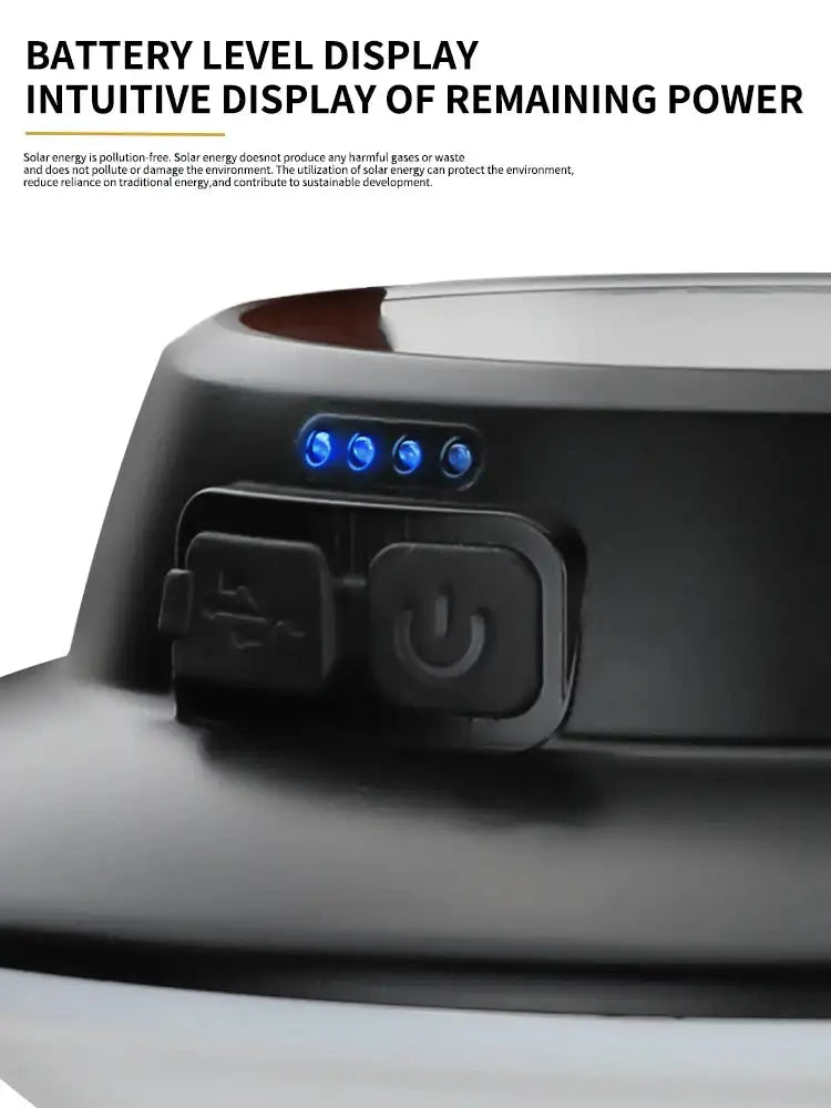 Solar High Power LED Camping Light 3 Modes Rechargeable Portable Lanterns Outdoor Emergency BBQ Waterproof Tent Lighting Lamp - Lootquake