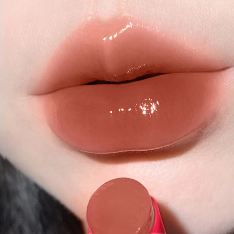 Brillo labial HERORANGE de alto brillo: duradero, sin transferencia, acabado espejo, tinte labial hidratante aterciopelado para un aspecto natural, vegano.