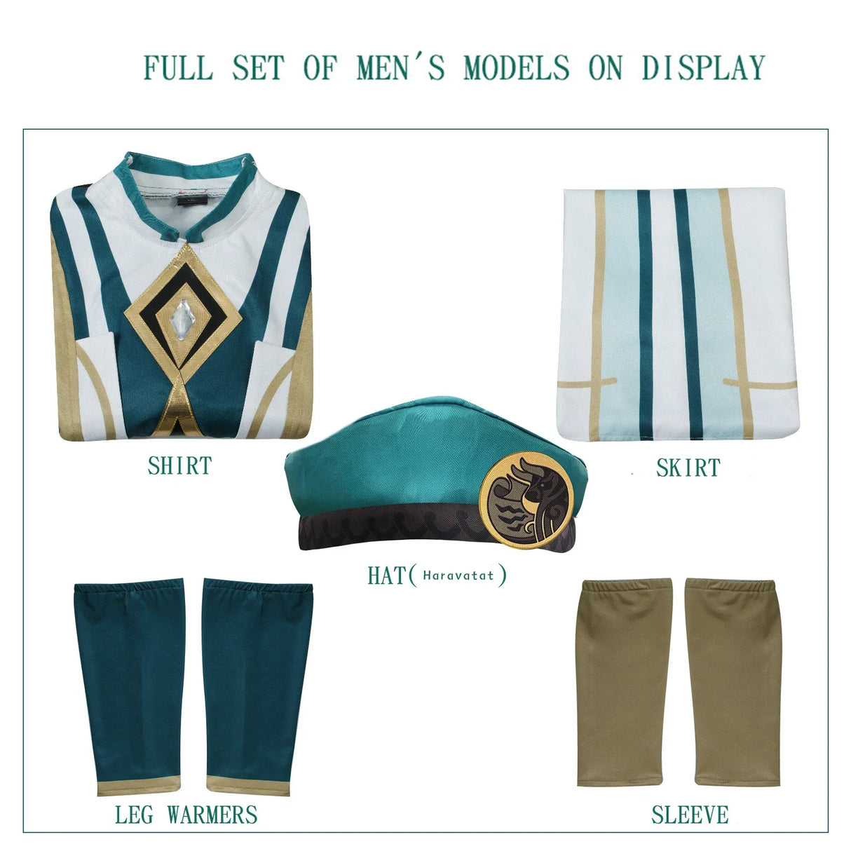 The Akademiya Cosplay CostumeImpact Carnival Uniform Wig Anime Halloween Costumes Men Game