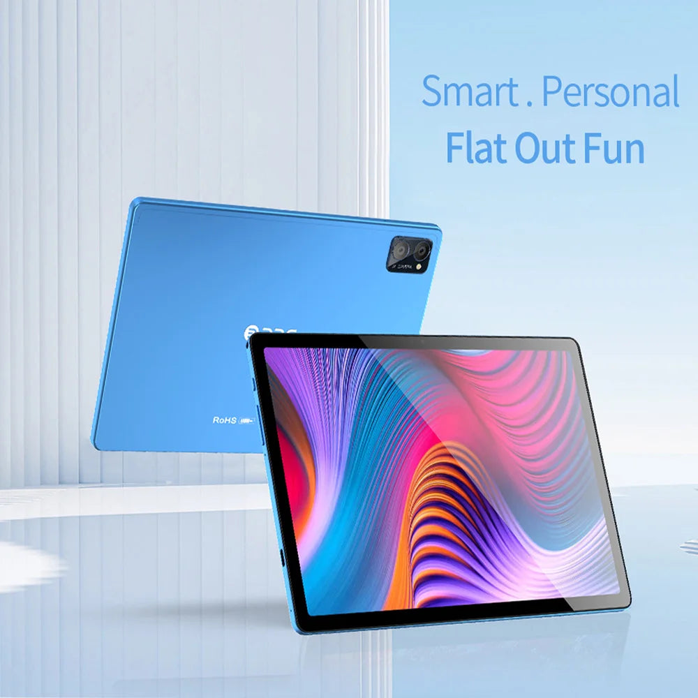 Tablette PC Android 5G BDF-Y7 de 10,1 pouces, Octa Core, 8 Go de RAM, 256 Go de ROM, 4G LTE, 5G, Wi-Fi, double SIM, double caméra, 8 000 mAh