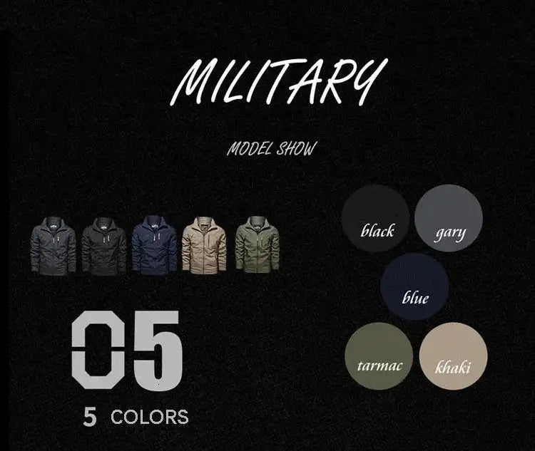 New Functional Waterproof Jacket Men's Autumn Casual Rainproof Detachable Cap Work Coat Hiking Mountain Windproof Windbreaker - Lootquake