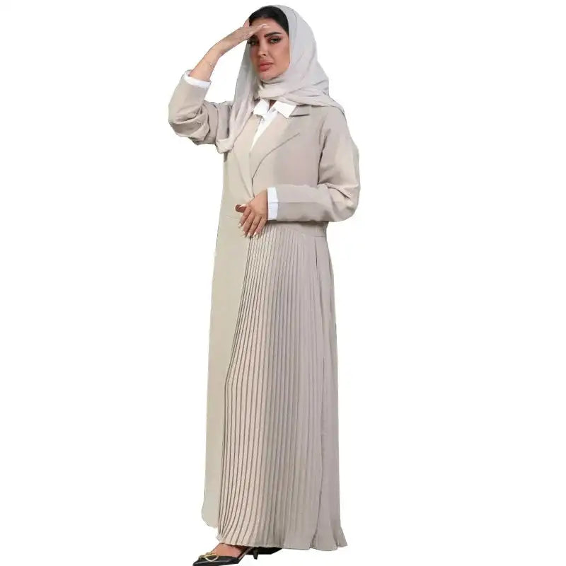 Eid Muslim Party Abaya for Women Ramadan Cardigan Pleated Long Dress Morocco Kaftan Vestidos Largos Dubai Robe Jalabiya 2024 - Lootquake