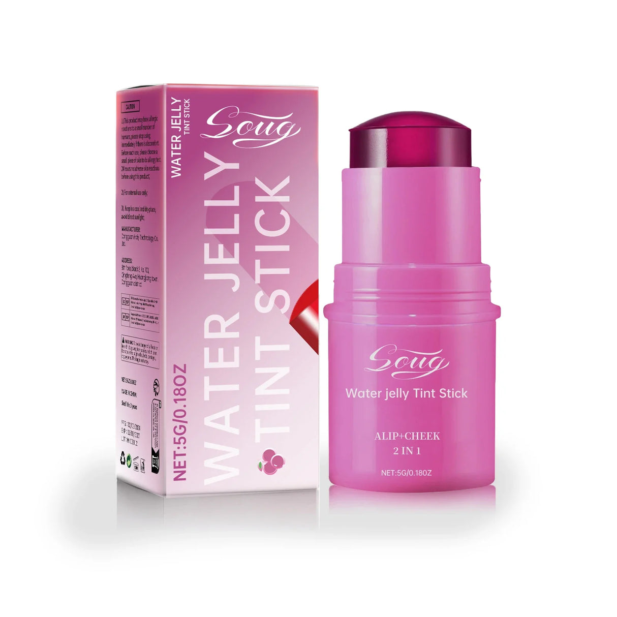 Colorete en polvo 3 en 1, colorete hidratante en barra, maquillaje de belleza, brillo de larga duración, mate, contorno facial, lápiz labial adhesivo.