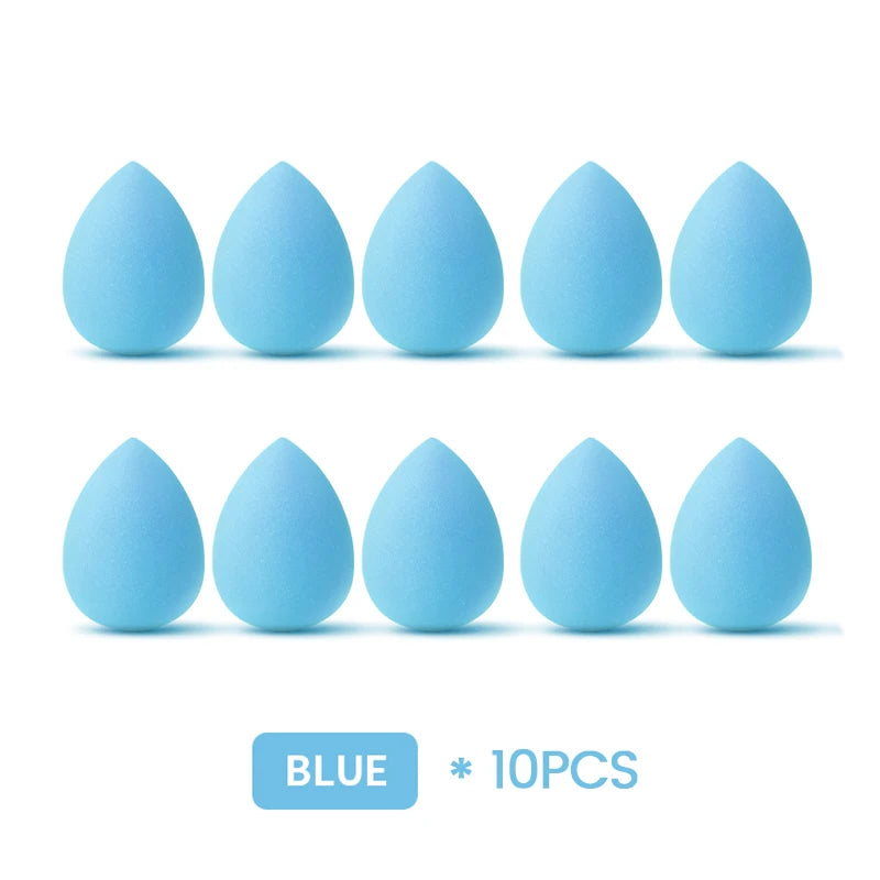 IMAGIC 10Pcs/Kit Makeup Sponge Set Soft Colorful Cosmetic Puff Powder Foundation Beauty Tool Wholesale Women Beauty Makeup Tool