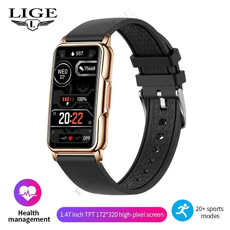 For Android IOS Smart Bracelet Women Smartwatch Men Heart Rate Blood Oxygen Waterproof Sport Smart Band Watch For Ladies +Gift - Lootquake