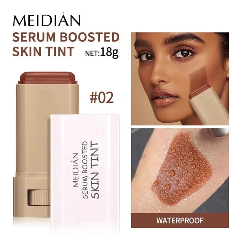Stick Foundation Balm Brighten Skin Tint Foundation Stick Smooth Plumper Hight Coverage Travel Bronze Foundation Stick Makeup