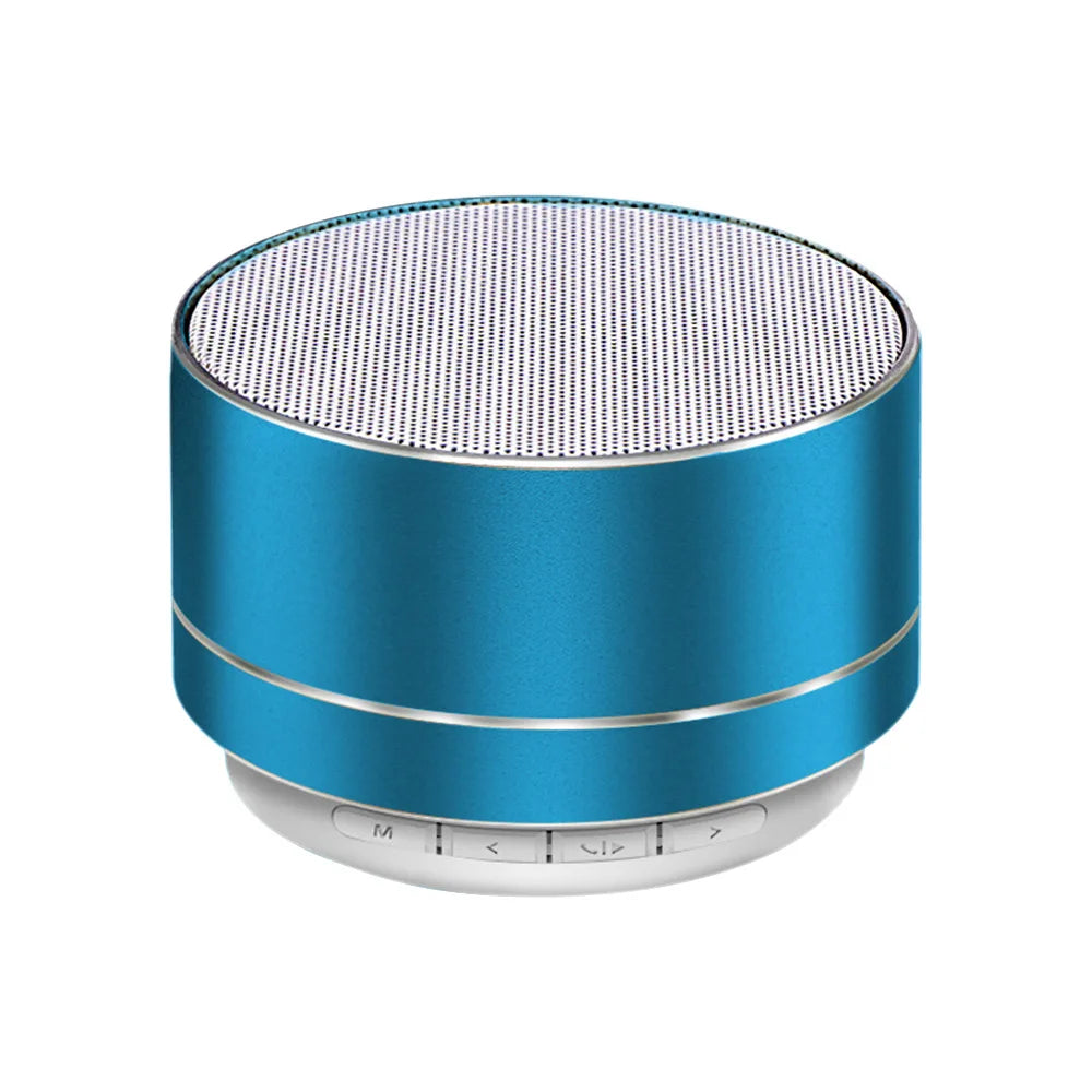 Altavoz Bluetooth portátil A10, música estéreo envolvente, minialtavoz subwoofer USB para exteriores, reproductor de audio, altavoz, micrófono, compatible con tarjeta SD