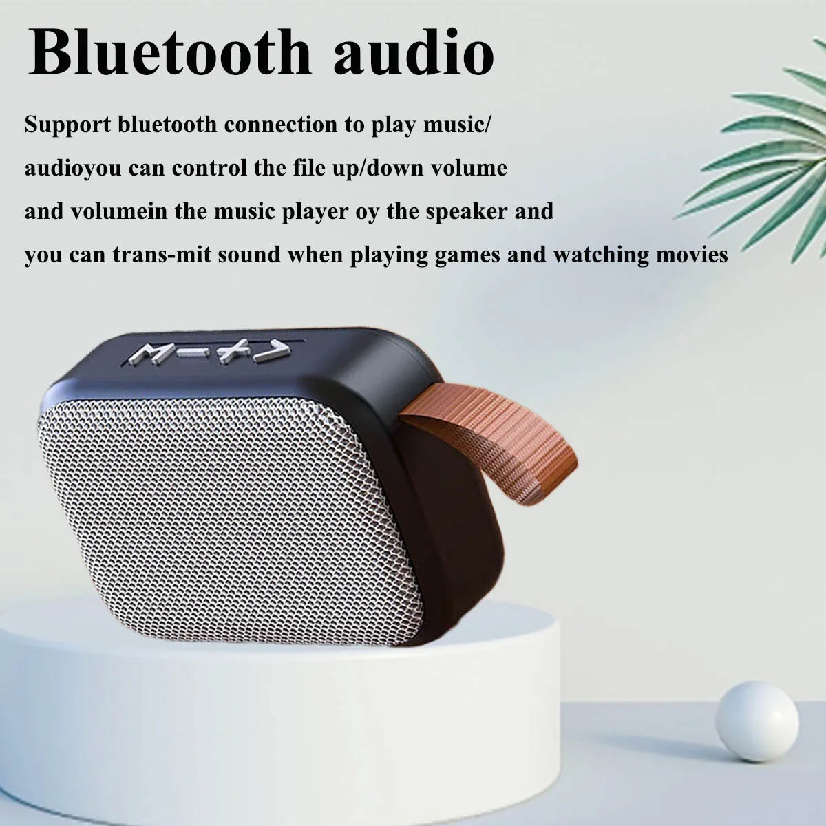 Altavoces portátiles para exteriores Bluetooth 5.0 Mini altavoz Oxford Columna inalámbrica Reproductor de música estéreo 3D Caja de sonido envolvente HiFi