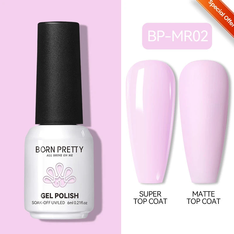 BORN PRETTY 10ml Reflective Glitter Gel Nail Polish Carat Mirage Sparkling Color Shine UV LED Soak Off Semi-Permanant Varnish