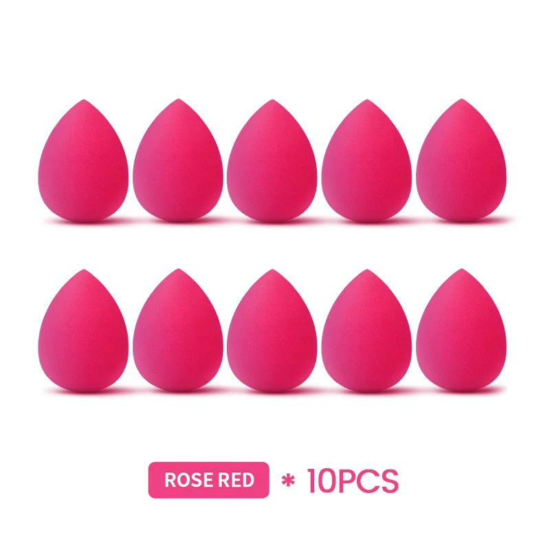 IMAGIC 10Pcs/Kit Makeup Sponge Set Soft Colorful Cosmetic Puff Powder Foundation Beauty Tool Wholesale Women Beauty Makeup Tool