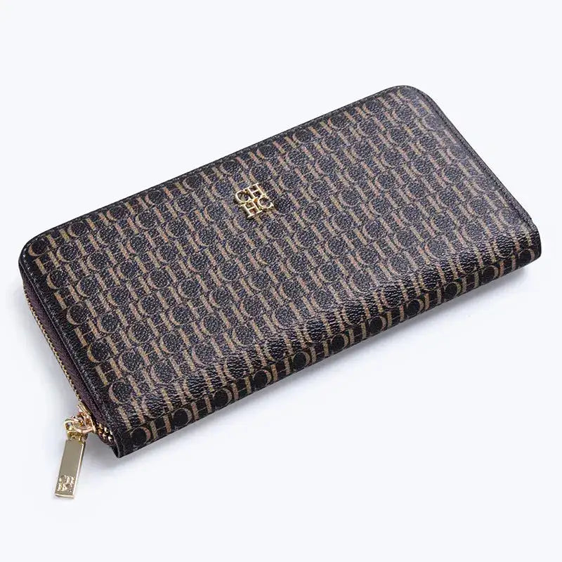 CH High Quality Luxury Women's Handbags Square Wallet Classic Vintage Folding Printed Monogrammed Design Design Fashion Premium - Lootquake