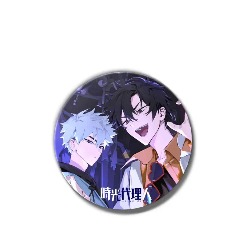 Anime Link Click Charles Lucas Jo Brooch Pin Badges Pins Cosplay Metal Brooches for Women Bag Accesorios Jewelry Fans Gifts - Lootquake