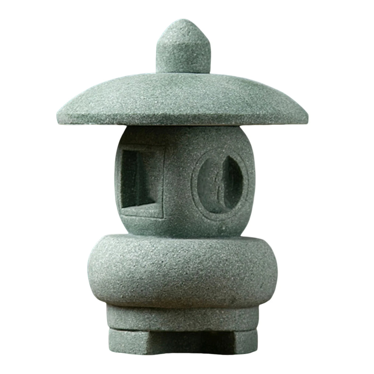 Chinese Pagoda Statue Miniature Sandstone Sculpture Asian Decor for Outdoor Car Landscape Decor
