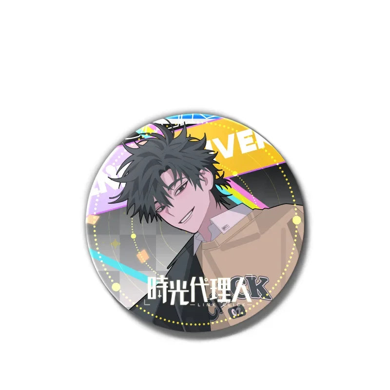 Anime Link Click Charles Lucas Jo Brooch Pin Badges Pins Cosplay Metal Brooches for Women Bag Accesorios Jewelry Fans Gifts - Lootquake