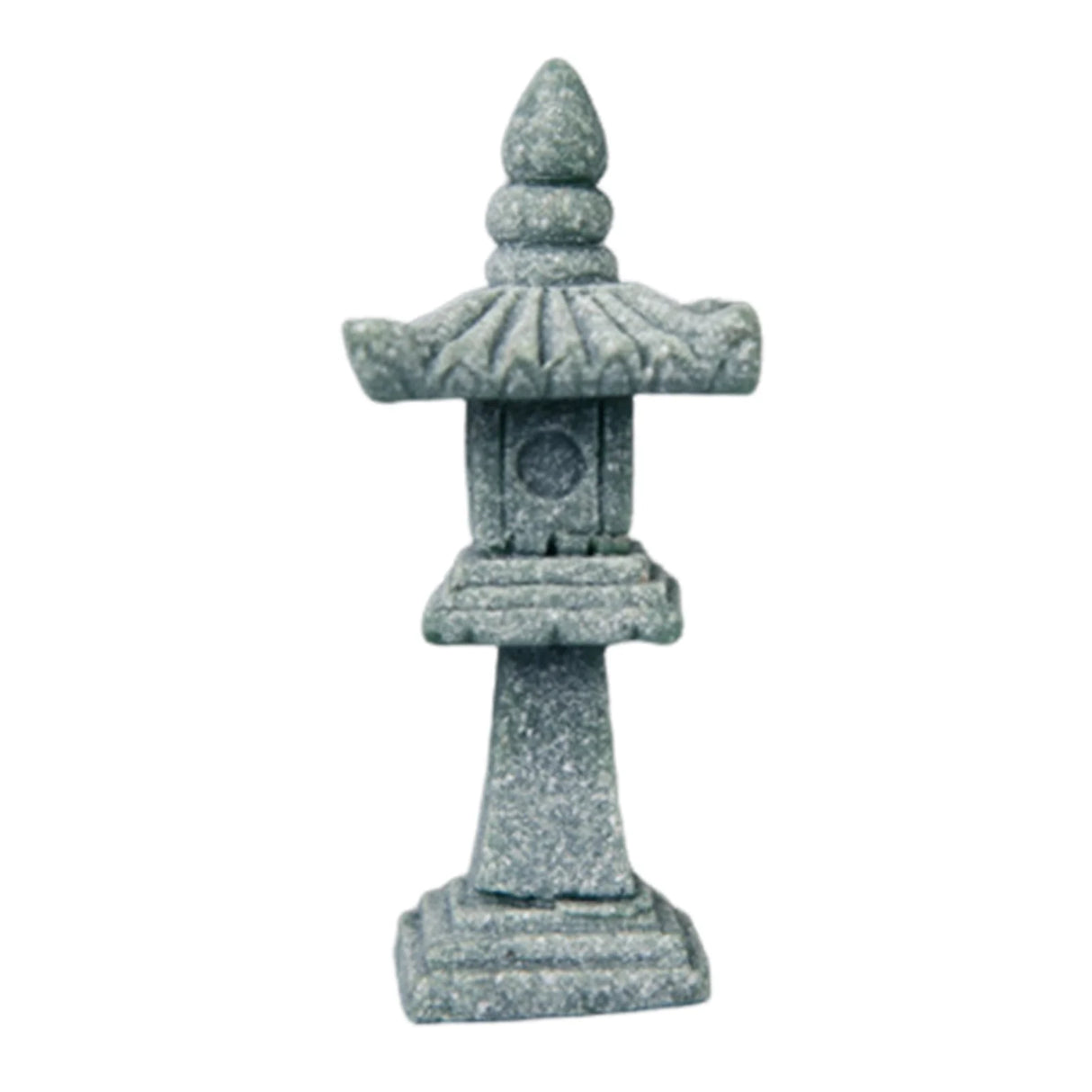 Chinese Pagoda Statue Miniature Sandstone Sculpture Asian Decor for Outdoor Car Landscape Decor