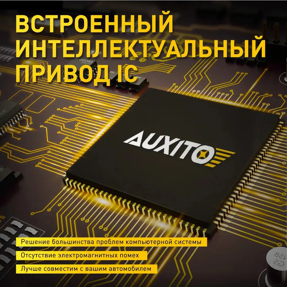 AUXITO 1/2X H4 LED Canbus Headlights 12V 9003 HB2 Hi/Lo Beam Motorcycle Headlamp Fanless H4 LED Bulb for Lada Honda Toyota Ford - Lootquake