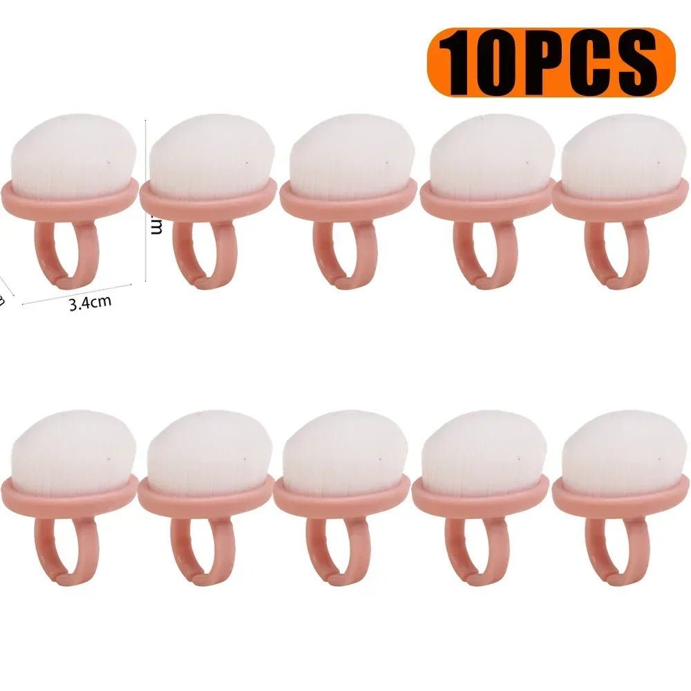 Cepillo profesional para polvo de uñas, cepillo para arte de uñas, herramienta de limpieza para quitar esmalte de gel, pinceles de maquillaje de belleza, accesorios de manicura