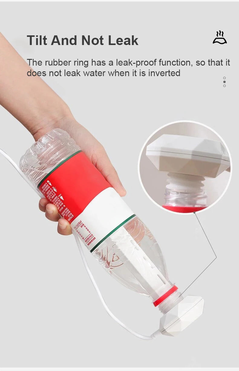 Humidificateur d'air à lampe LED, diffuseur d'huiles essentielles USB, purificateur de voiture, brumisateur d'arômes anioniques avec lumière romantique, humidificateur portable