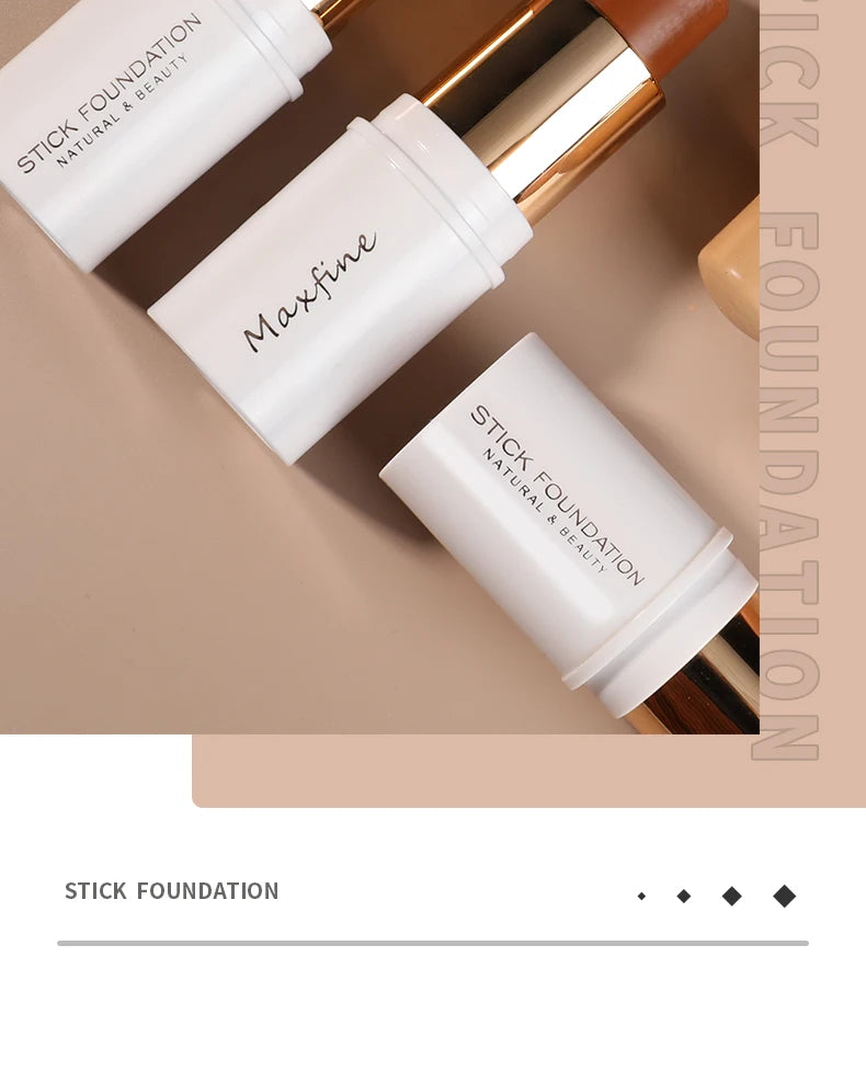 Fond de teint en stick - une formule crème mate naturelle, durable et miscible - sans cruauté et cadeau parfait pour la Saint-Valentin pour les femmes.