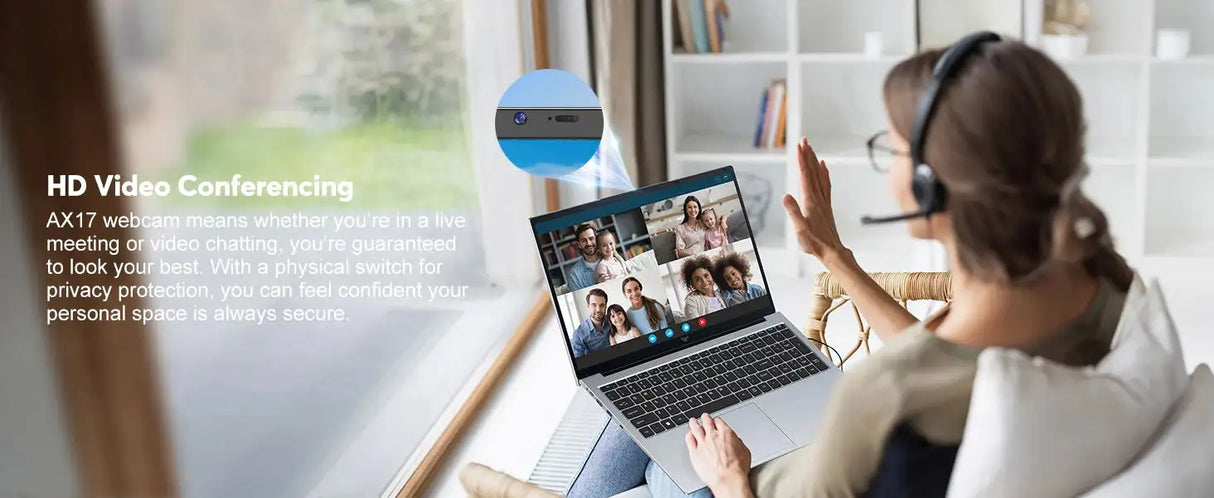 ACEMAGIC Laptop 17.3'' FHD Intel Alder Lake N97 up to 3.6GHz 16GB DDR4 512GB SSD with Windows 11 - Lootquake