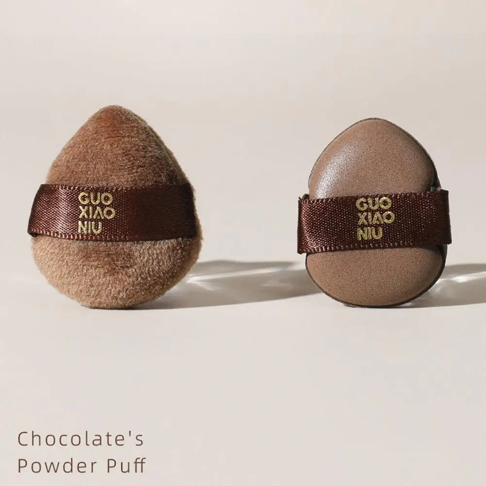 Mini Finger Powder Puff 6 Piece/Pack Makeup Powder Puff Loose Super Soft Makeup Blender Puff Air Cushion Foundation Sponge Tool