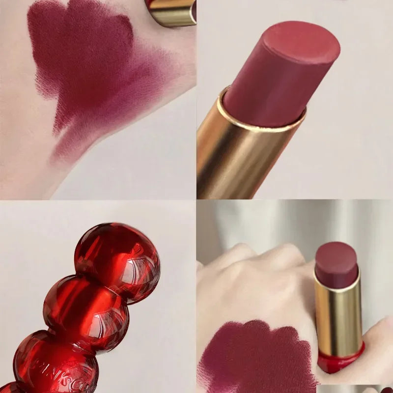 Waterproof Velvet Lipstick Easy To Wear Longstay Lip Stick Lasting Matte Nude Lip Glaze Non-stick Korea Makeup Lip Tint Cosmetic