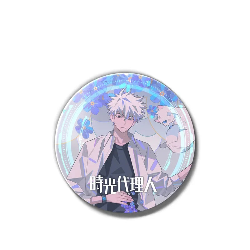 Anime Link Click Charles Lucas Jo Brooch Pin Badges Pins Cosplay Metal Brooches for Women Bag Accesorios Jewelry Fans Gifts - Lootquake