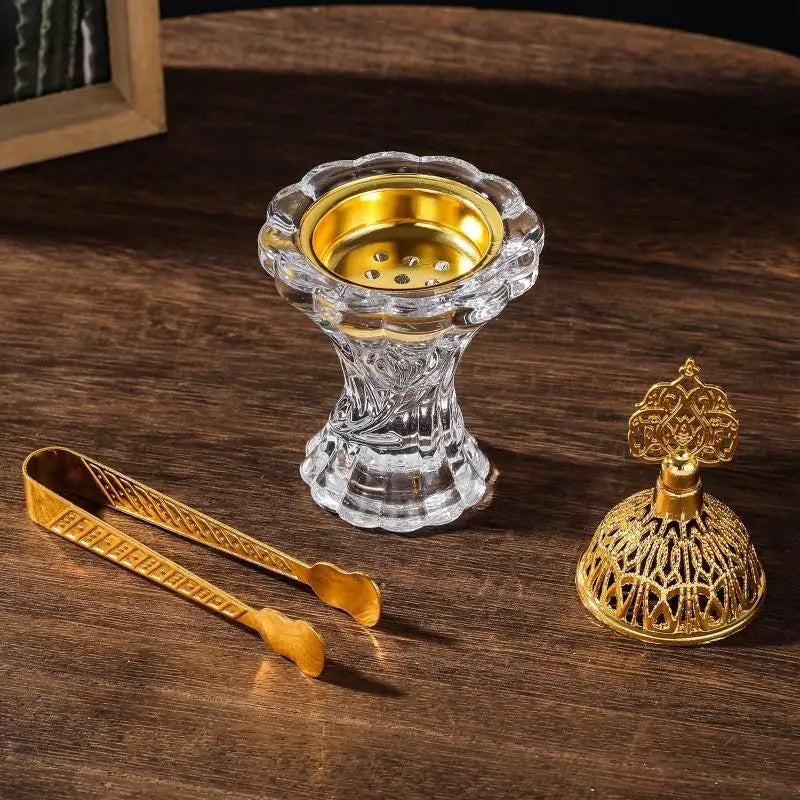 Difusor de fragancias de cristal estilo marroquí con forma de linterna árabe nocturna, candelabros de lujo para decoración del hogar.