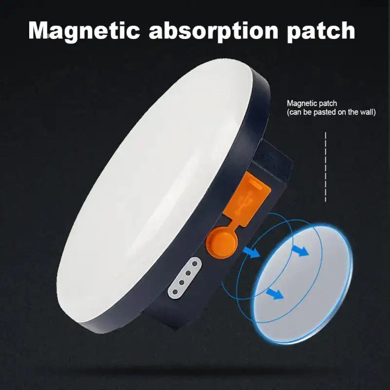 7200mAh Portable Emergency Night Market Light LED Tent Light Rechargeable Lantern Outdoor Camping Bulb Lamp Flashlight Home - Lootquake