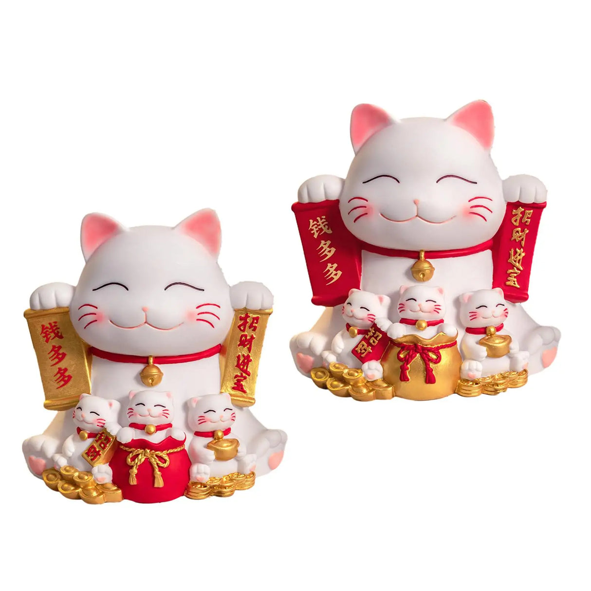 Maneki Neko Cat Piggy Bank Animal Statue Cat Figurine Piggy Bank for Chinese New Year Gift Home Decoration Easter Gifts Kids - Lootquake