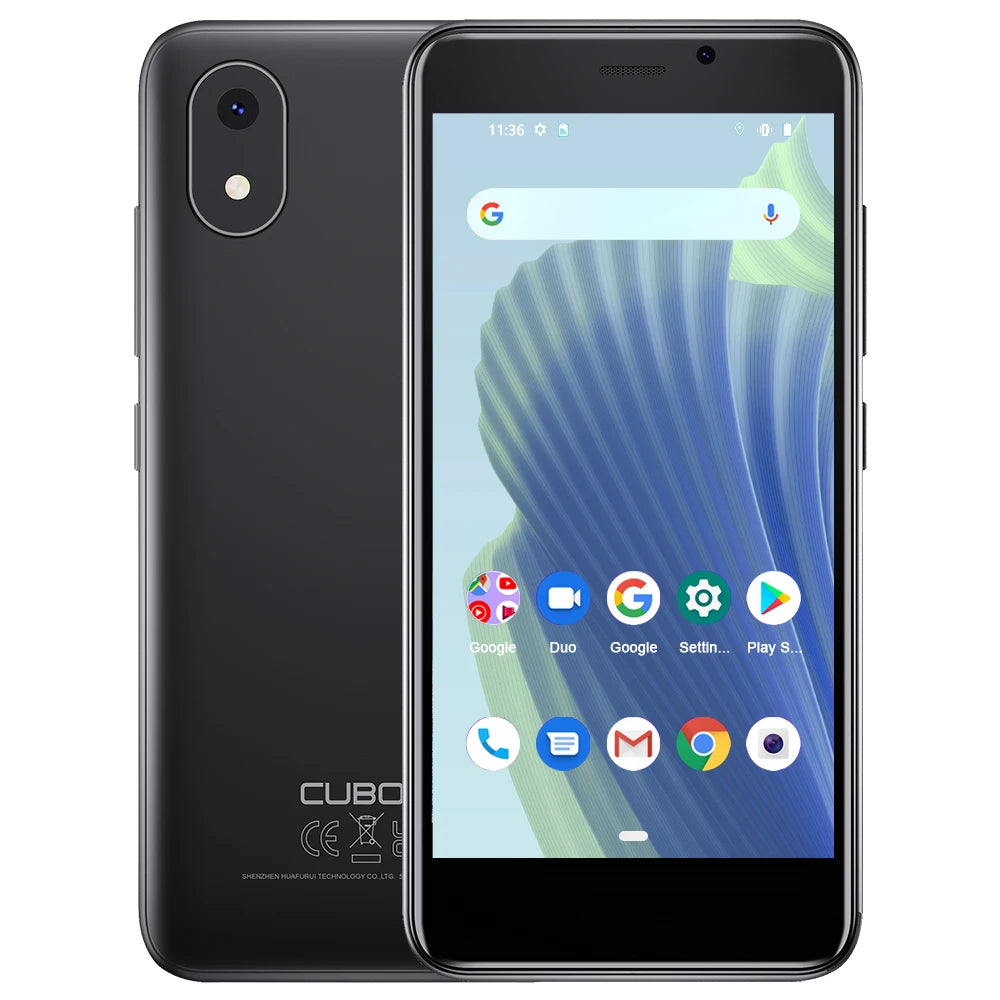 Cubot J20, mini smartphone 4 pouces, ROM 16/32 Go (128 Go étendu), double SIM, double 4G, téléphones portables Android, 2350 mAh, GPS