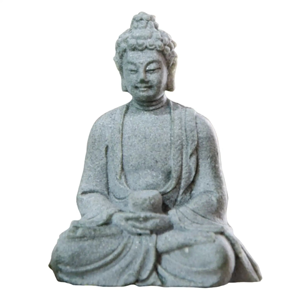 Estatua de Buda, figura decorativa para el hogar, pequeña estatua de Buda meditando, E