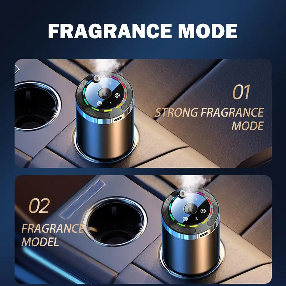 Car Diffuser Humidifier 5 Modes Car Humidifier Aromatherapy Diffusers Car Odor Eliminator For Car Home Office Bedroom