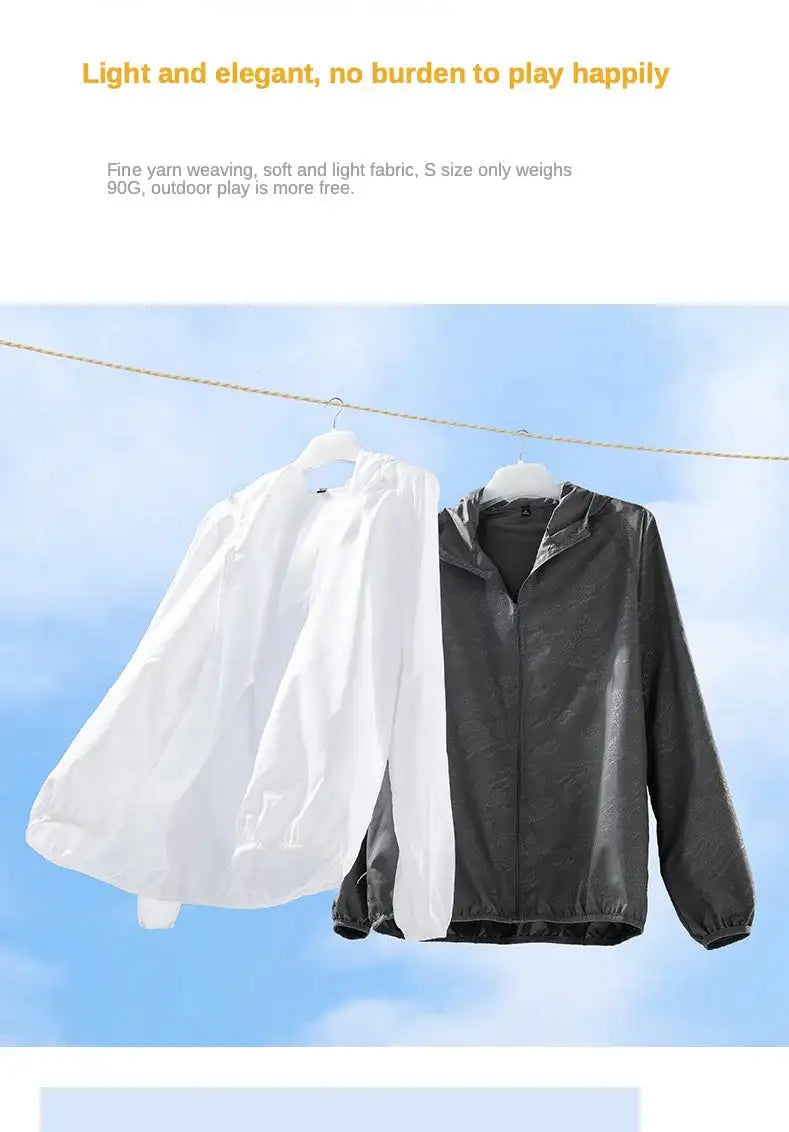 Camping Waterproof Jacket Men Women Windbreaker Men Raincoat Rain Jacket Men Waterproof Hiking Climbing Clothes Sun Protection - Lootquake