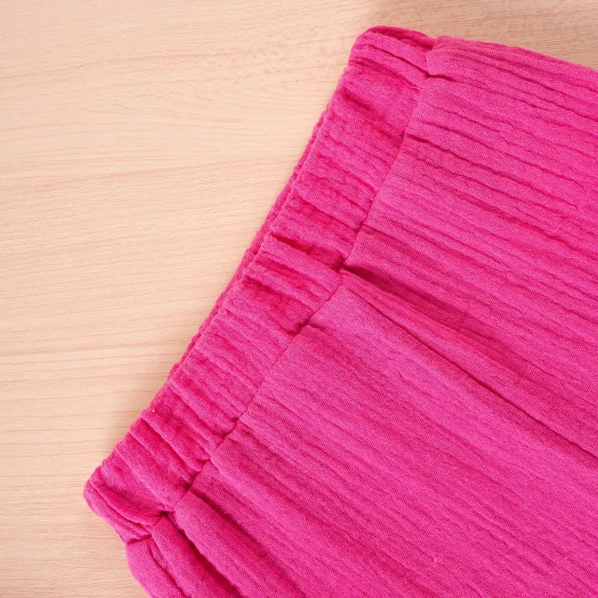 Summer Kids Cotton Casual 2pcs Toddler Girls Solid Color Sleeveless Top + Ruffle Pants Set Comfortable Fashion Hot Sale - Lootquake